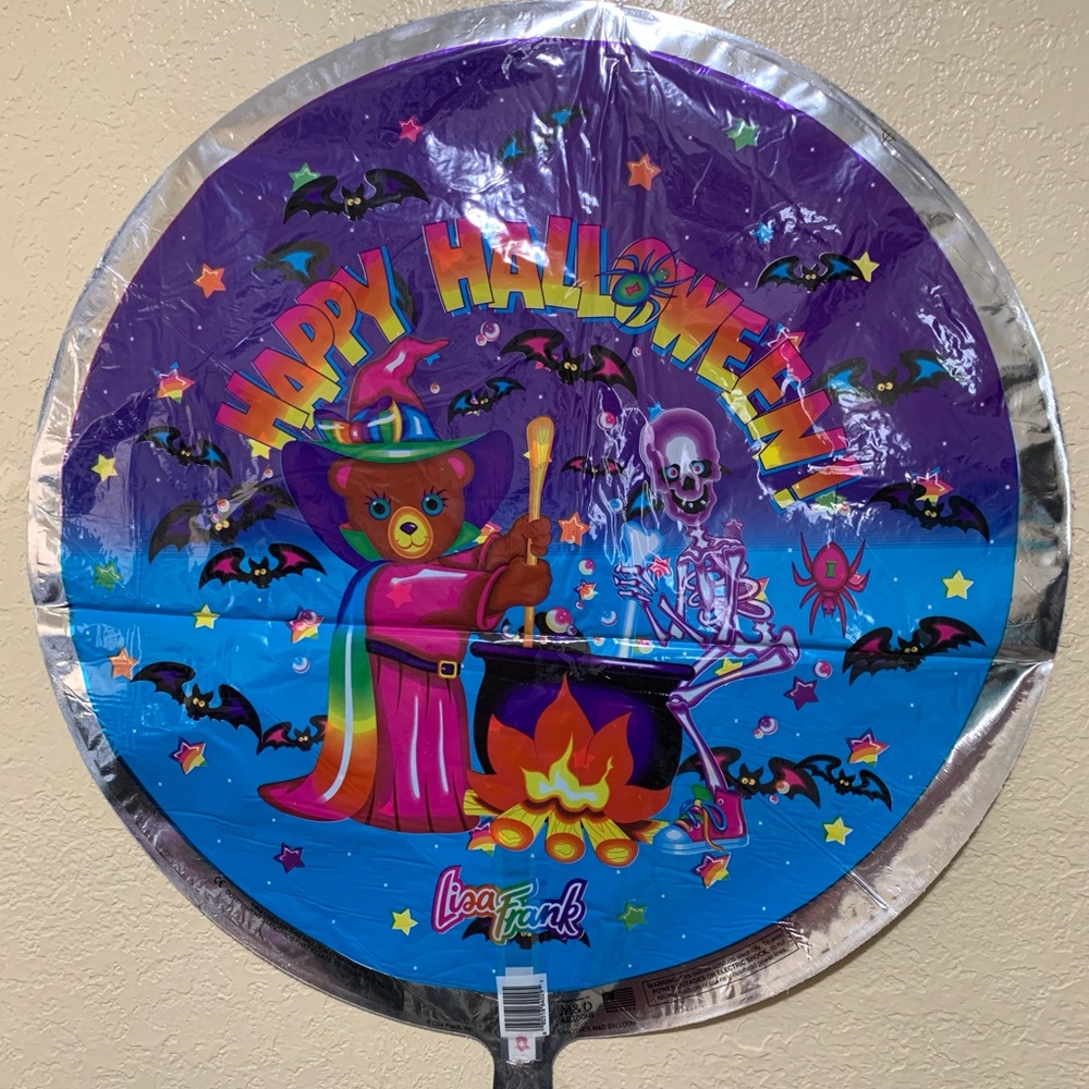 20” Lisa Frank Halloween Balloon- Witch
